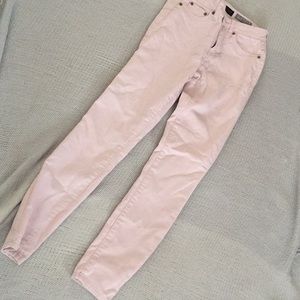 Aeropostale pink  high waisted jeans size 00